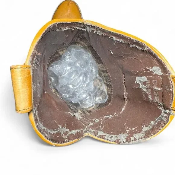 Very Volatile Western Cowboy Boots Womens 7.5 Heeled Tan Faux Leather Distressed - Picture 8 of 8